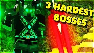 BEATING THE 3 HARDEST BOSSES IN NIGHTMARE HARDCORE! (ROBLOX DUNGEON QUEST)