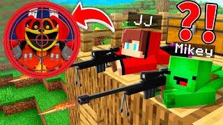 Why Mikey and JJ HUNTING on DOGDAY MECHA TITAN in Minecraft !? - Maizen