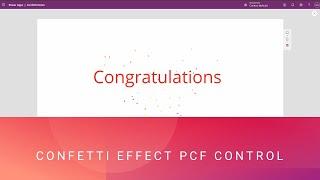 Confetti Effect PCF Control