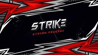 Free Twitch Overlays  : Strike Stream Package [DOWNLOAD]