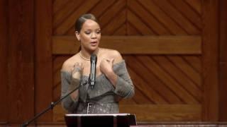 Rihanna named Harvard University's Humanitarian of the Year