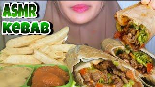 ASMR KEBAB SPICY CHICKEN & BEEF || SPICY KEBAB  MUKBANG INDONESIA || EATING SOUNDS