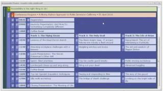 Irregular table (span attributes)