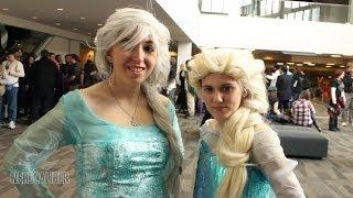 ELSA! FROZEN Cosplayers at Ohayocon