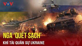 Khoảnh khắc trực thăng Nga 'quét sạch' khí tài quân sự Ukraine | BÁO ĐIỆN TỬ VOV