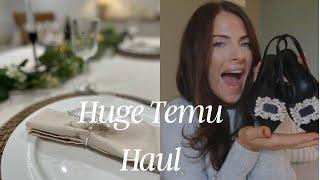 HUGE TEMU HAUL!! | VICKY THORNTON - NORRIS