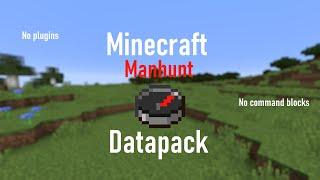 Minecraft Manhunt Datapack 1.16.4! (Tracks runner's nether portal, Gives compass when you die)
