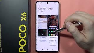 POCO X6: Change Control Center Style - Bring Back Old MIUI Control Center #howtodevices