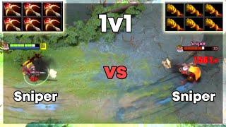 6x Daedalus Sniper vs 6x MKB Sniper | Level 30 Dota 2 1v1 | Who Will Win?