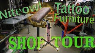 Small Space Shop Tour - Niteowl Tattoo Furniture