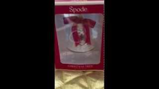 2012 Spode Our First Christmas Christmas Tree Bell