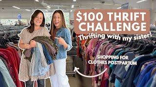 $100 Thrift Challenge | Thrift With Me |  | Thrift Haul Try On