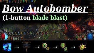 AutoBowCoC Blade Blast Impale Saboteur [20 Divine Builds // Path of Exile 3.25]