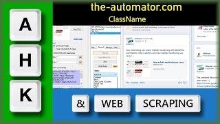 Webscraping with AutoHotKey 107- Classname