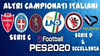 RI TUTORIAL COME AVERE LA SERIE C O ALTRI CAMPIONATI ITALIANI SU PES 2020 [PS4 E PC]