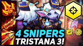 3 STAR TRISTANA CARRY WITH 4 SNIPER +16% DMG/HEX BUFF!! | Teamfight Tactics Patch 11.23