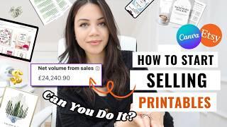 How To Start Selling PRINTABLES! (STOP listing on Etsy & Just Hoping To Make Sales )
