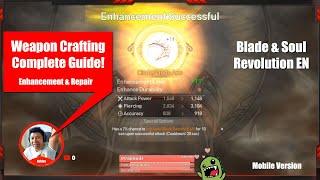 Blade and Soul Revolution - Fire Pit Weapon Crafting and Option change Complete Guide