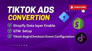 Tiktok Pixel Begin Checkout event setup using google tag manger