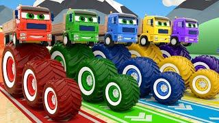 Wheels on the Bus + Color Balls & Sing a Song! | Baby Nursery Rhymes & Kids Songs Wheel Craft City