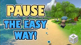 Pause Your Game the Easy Way! (Unity Tutorial)