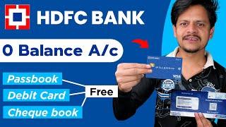 hdfc bank account opening online | hdfc zero balance account opening online 2025