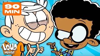 Lincoln's Best Friend BEST Moments! w/ Clyde, Liam & Stella | 90 Minute Compilation | The Loud House
