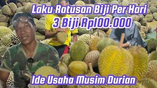 IDE USAHA JUALAN MUSIM DURIAN 2025 - OMSET MENJANJIKAN‼️  #IDEUSAHA #streetfood #idebisnis