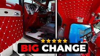 Transforming a Peterbilt 379 Interior ️ & Stacks Upgrade on a Peterbilt 386 