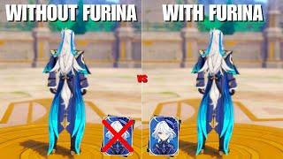 Is C0 Neuvillette Better With Or Without Furina? [Genshin Impact]
