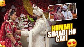 HUMARI SHAADI HO GAYI️ | WEDDING DAY PART-1 | BIGGEST DAY OF OUR LIFE | WEDDING VLOG NO. 6