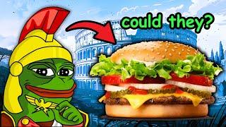 Could a Roman make a cheeseburger if he had a recipe? (in 1.AD)