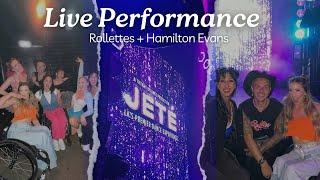 Rollettes + Hamilton Evans LIVE performance at Club Jete in West Hollywood!