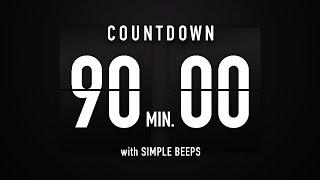 90 Minutes Countdown Timer Flip Clock ️