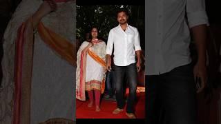 Thalapathy Vijay and his wife