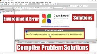 Can't Find Compiler Executable In Your Search Path || Solutions For Code blocks compiler problems