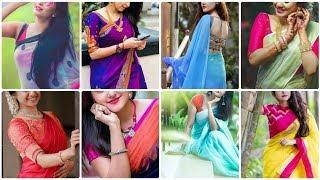 Best Saree Photo Poses Idea For Girls