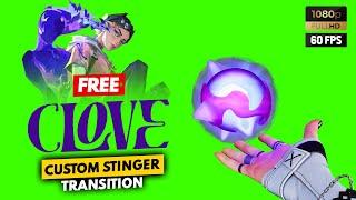 Valorant Clove FREE Green Screen OBS Stinger Transition | Full HD 60 FPS