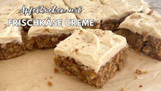 Hallo Herbst - Apfelkuchen mit Frischkäse Creme