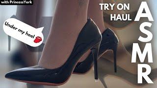 ASMR Heels | UpSkirt | Heels Walking | Try On Haul | New Outfit | PrincessYork