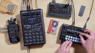 "Triad" - Roland MC-101 + SP-404 MK2 + S1 = perfect live electronic music setup