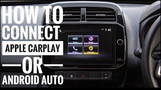 HOW TO CONNECT ANDROID AUTO OR APPLE CARPLAY IN 2020 KWID | fully explained in Hindi |zebss volgs