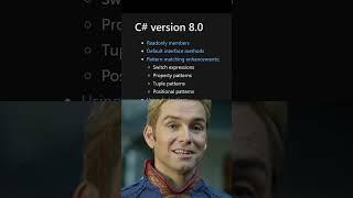 Ranking C# Versions