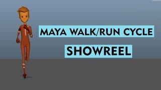 Maya Walk/Run Cycle Showreel