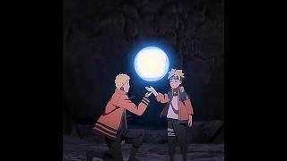 NARUTO ADDS  HIS CHAKRA  TO BORUTO'S 🫧 VANISHING RASENGAN ️