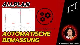 Automatik-Bemaßung in Allplan