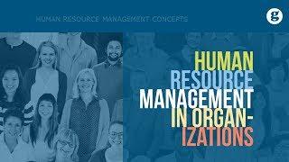 Human Resource Management in Organizations