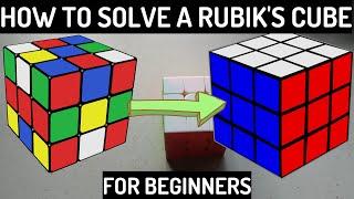 How to Solve a Rubik's Cube for Beginners