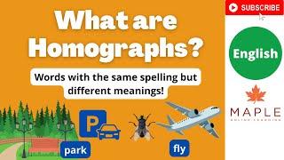 What are Homographs? ► Words with multiple meanings! | Learn English