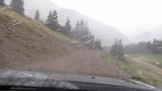 Coming back down Engineer Pass, Colorado